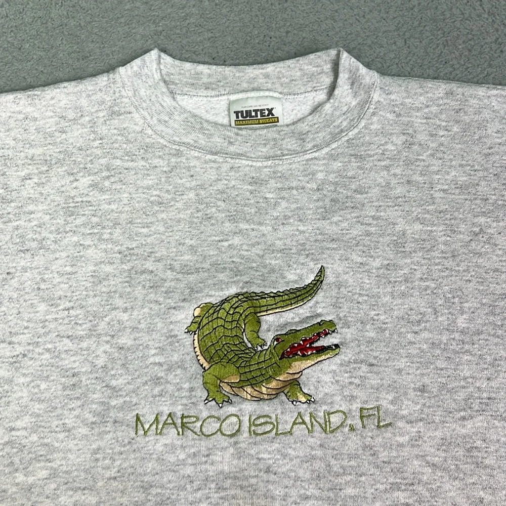 Vintage Florida Crocodile Crewneck Sweater - Picture 2 of 6